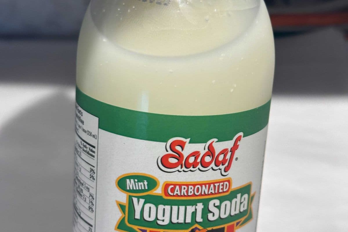 Sadaf Yogurt Soda Carbonated(473 ml)Mint or regular flavor
