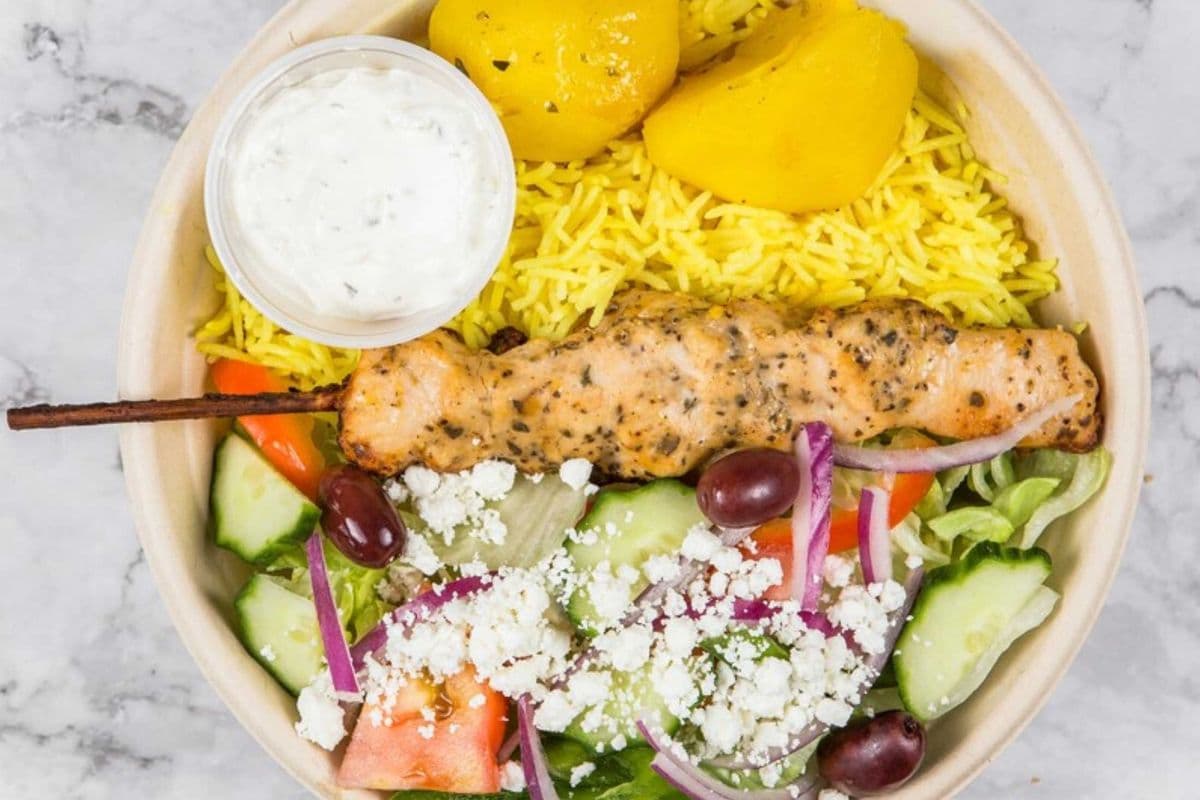 Chicken Souvlaki Bowl