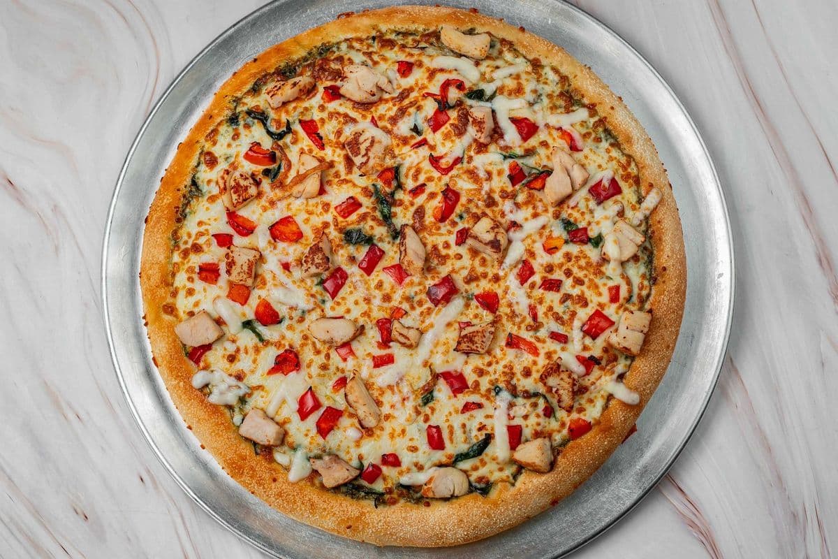 12" Medium Pesto Chicken Pizza
