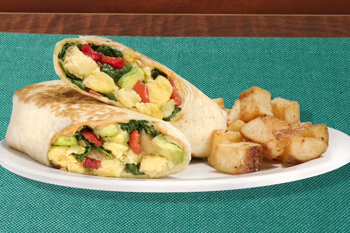 Fajita Breakfast Wrap (780-850 Cals)
