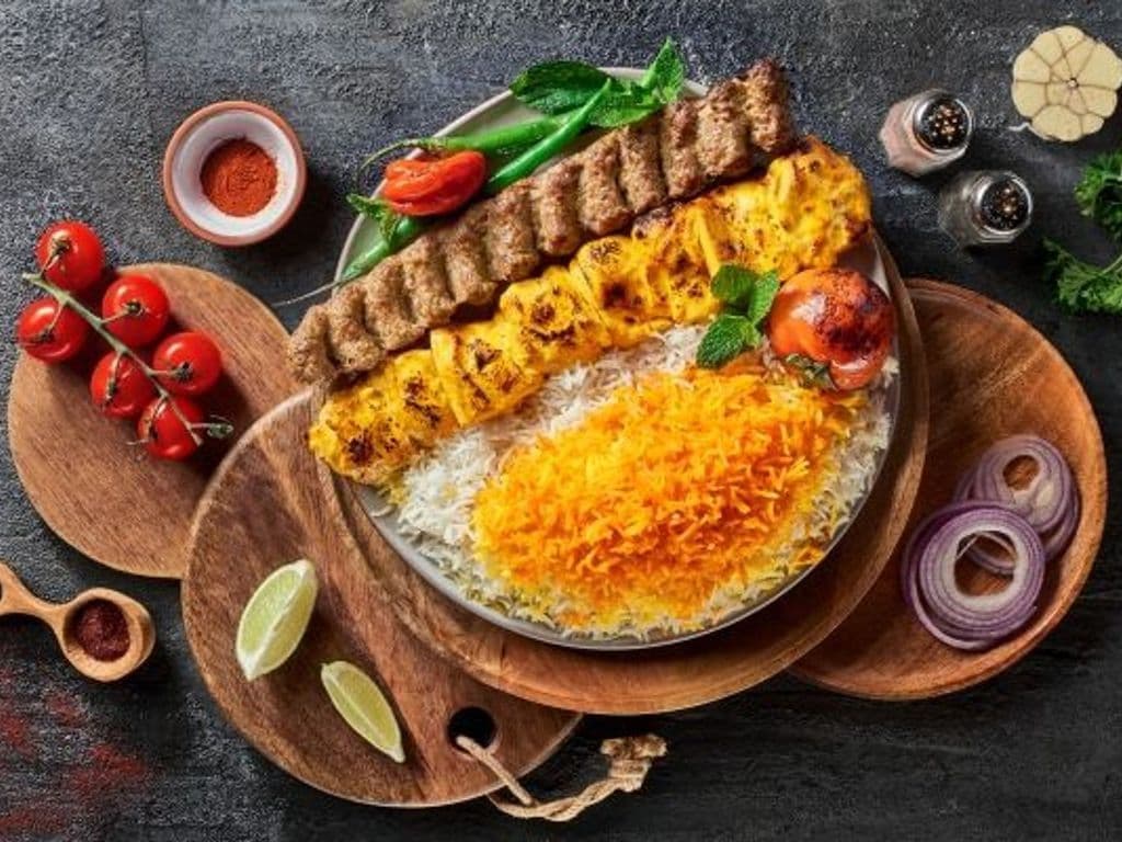 Vaziri Leg (No Drink, No Salad)کباب وزیری ران,بدون سالاد و بدون نوشیدنی