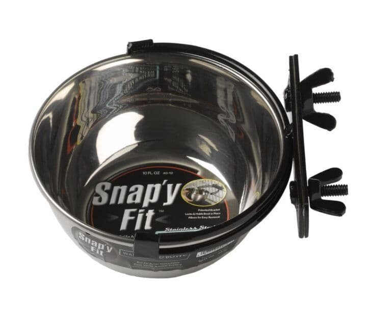 Midwest Snap'y Fit Kennel Bowl – 10 oz