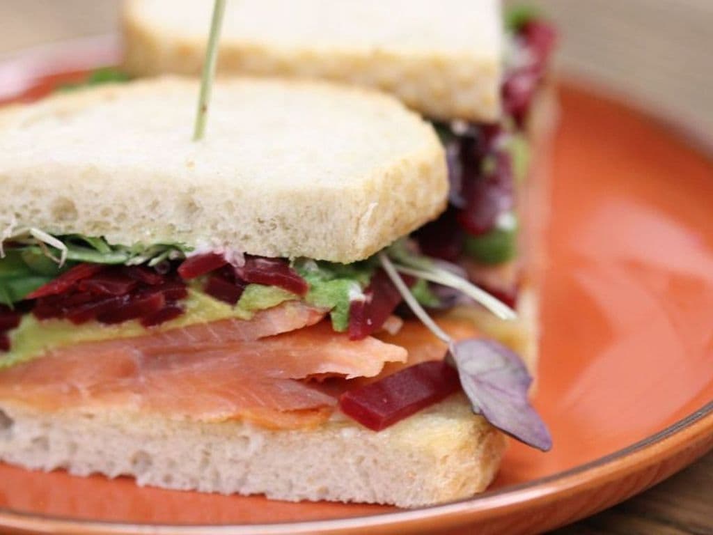 Smoked Salmon Sandwich