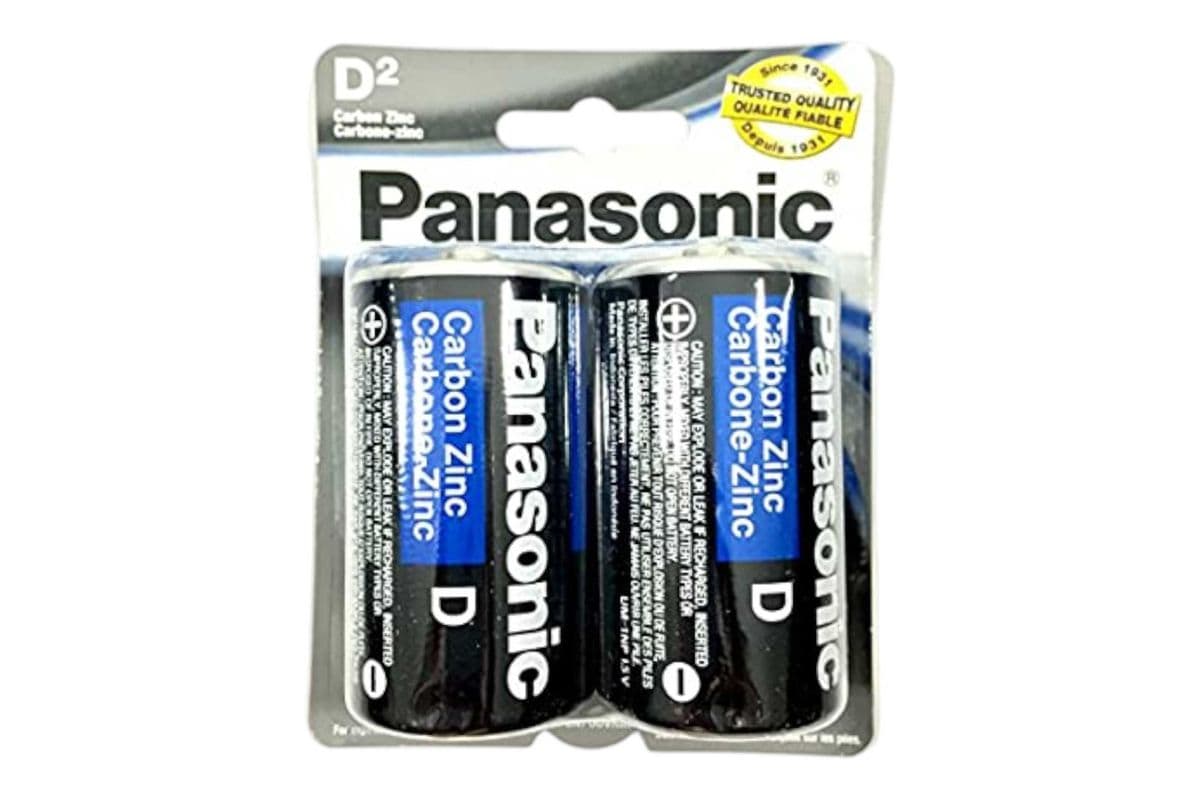 Panasonic D2 (Super Heavy Duty Power) Batteries (2Pc) (0 Cal)