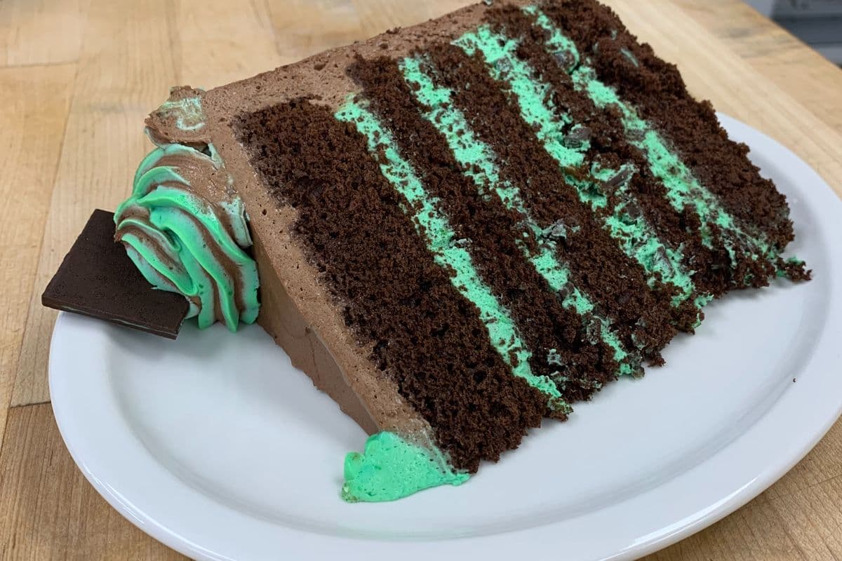 Chocolate Mint Chip Cake