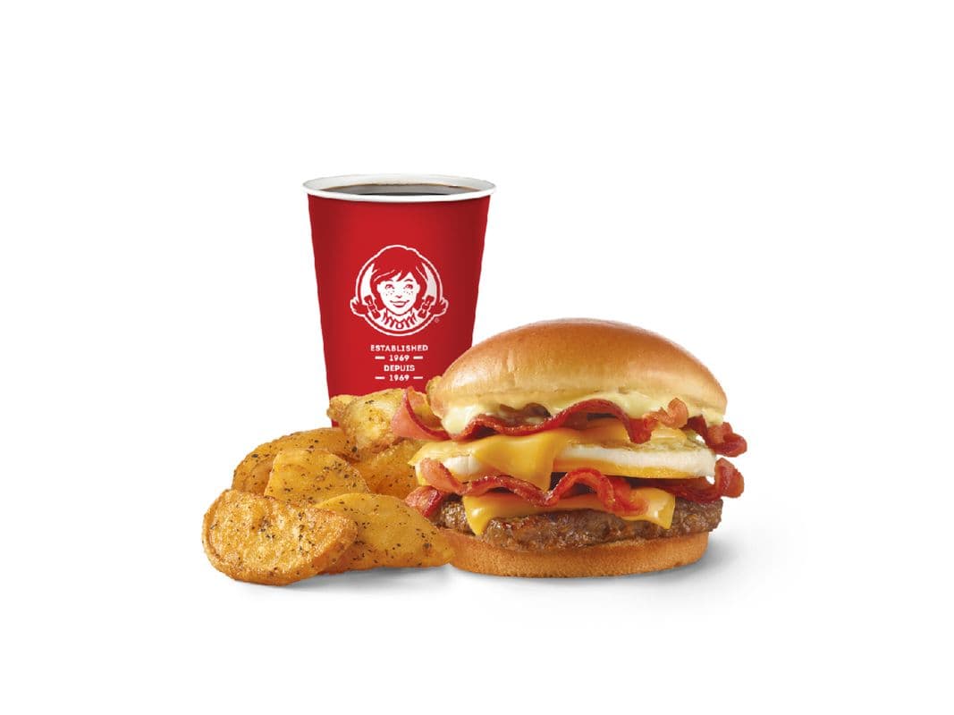 Breakfast Baconator Combo - Large
