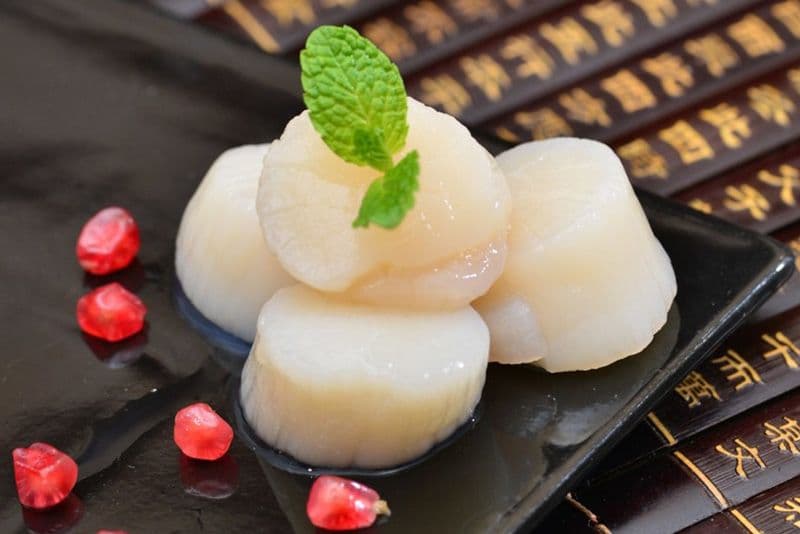 L18. Scallop Sashimi (3 pcs) - 帆立贝