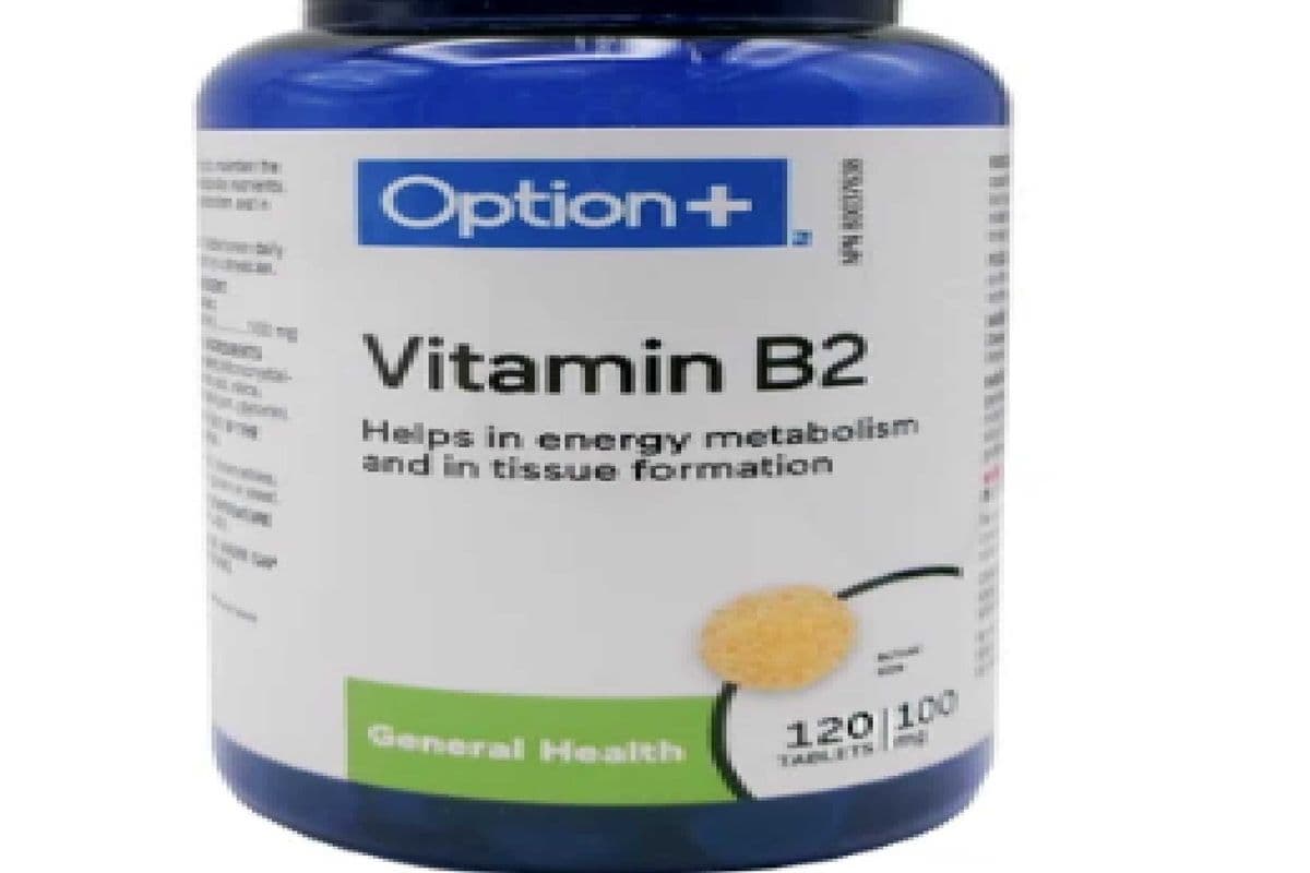 OPTION+ VITAMIN B2 100MG TABLETS 120 PACK (120 TABLETS)
