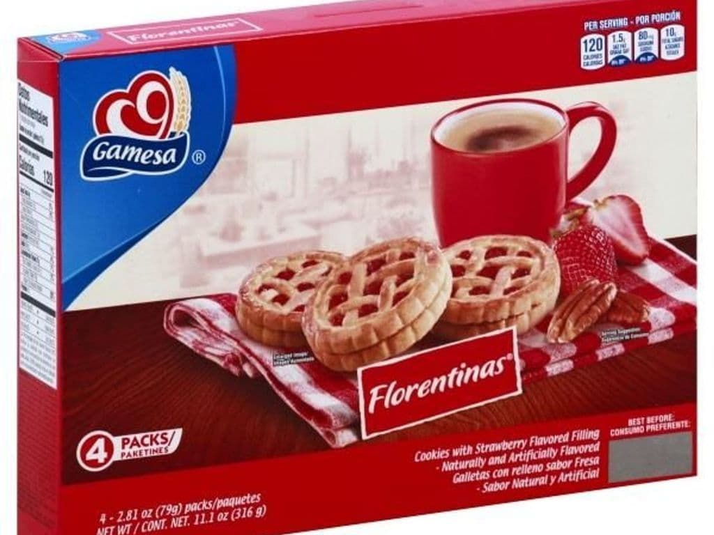 Gamesa Florentinas Strawberry Cookies 11.1 Oz