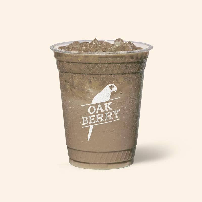 Double Iced Hojicha Latte