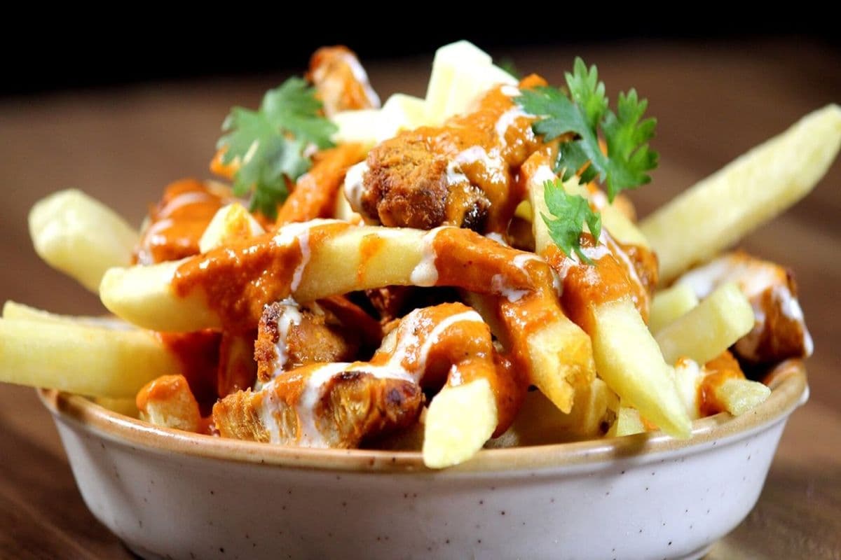 butter chicken poutine