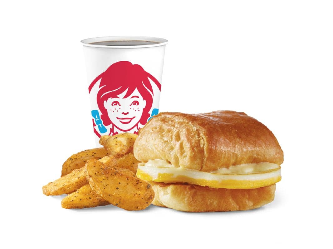 Egg & Cheese Croissant Combo - Large