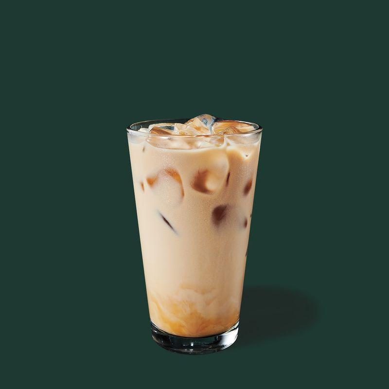 Iced Starbucks Blonde® Vanilla Latte