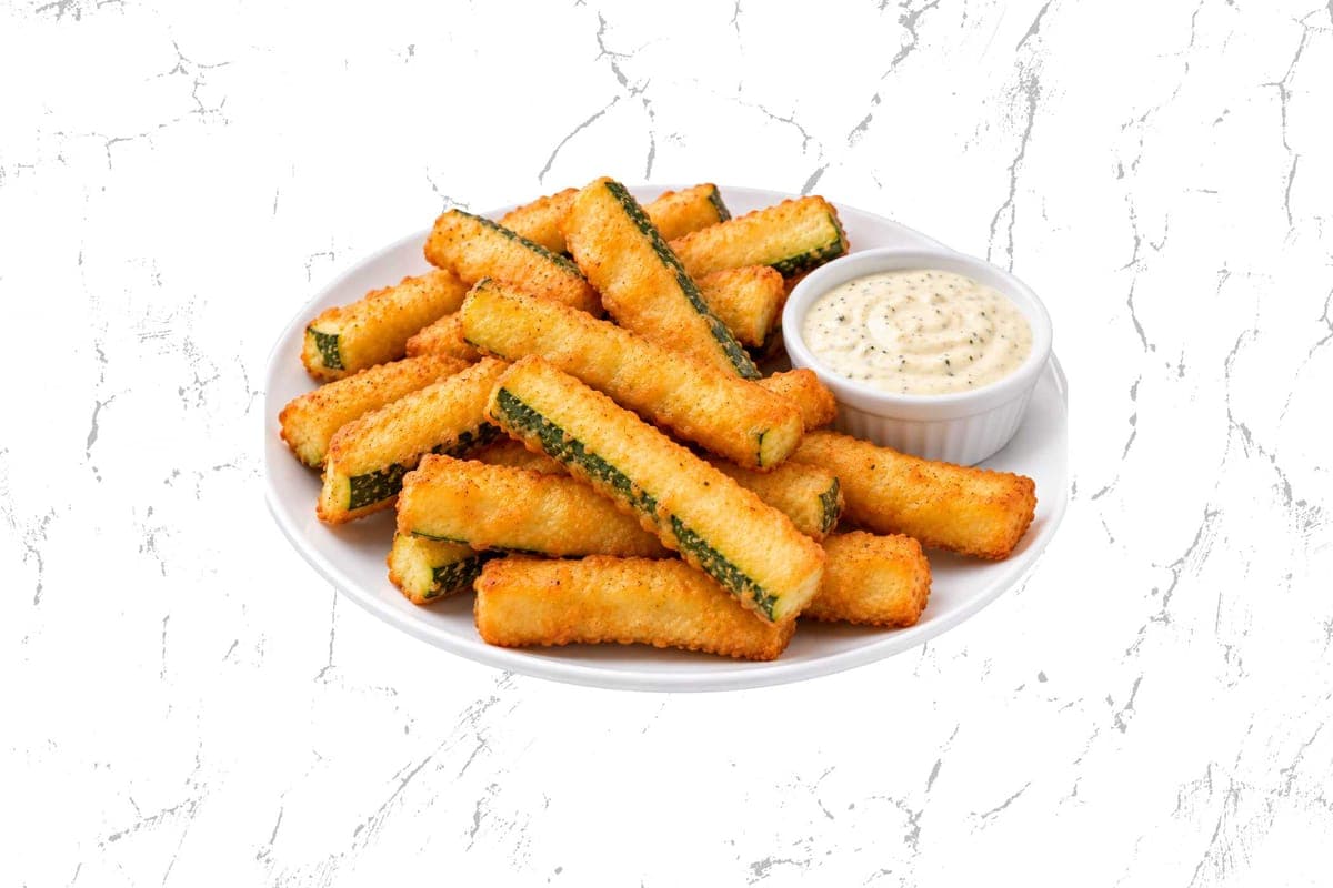 Zucchini (1 lb) with 2- Garlic dips