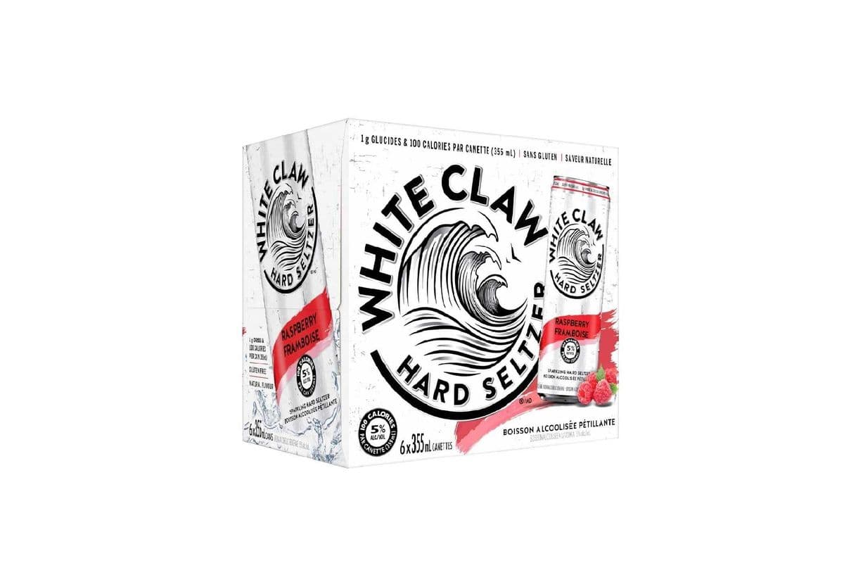 White Claw Hard Seltzer Raspberry (6 x 355ml)