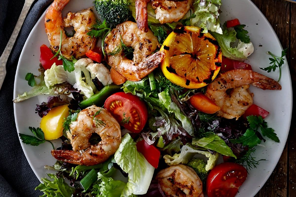 Salade aux crevettes / Shrimp Salad