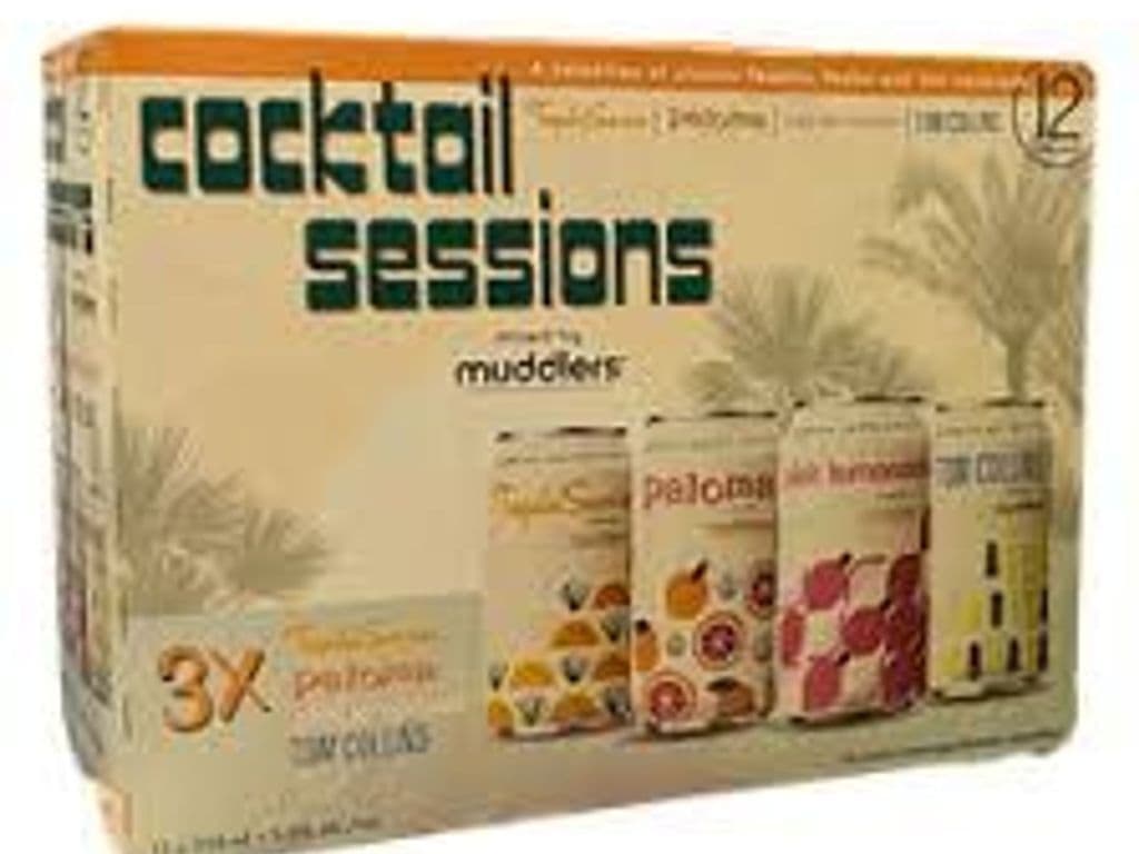 Muddlers Cocktail Sessions Mixed Pack Cans (355 ml x 12 ct)