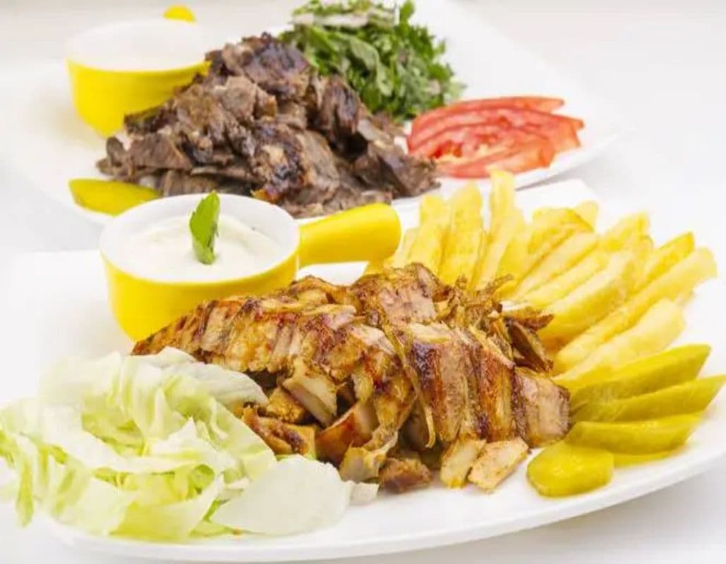 Chicken or Beef Shawarma Plate