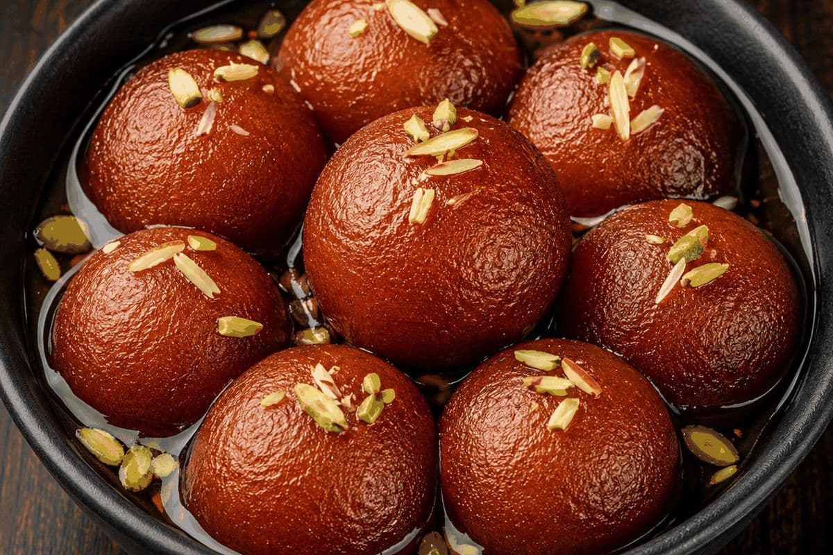 Hot Gulab Jamun
