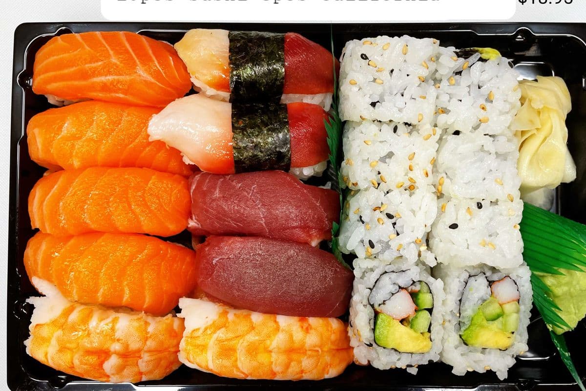 B. 10 Pieces Sushi and California Roll