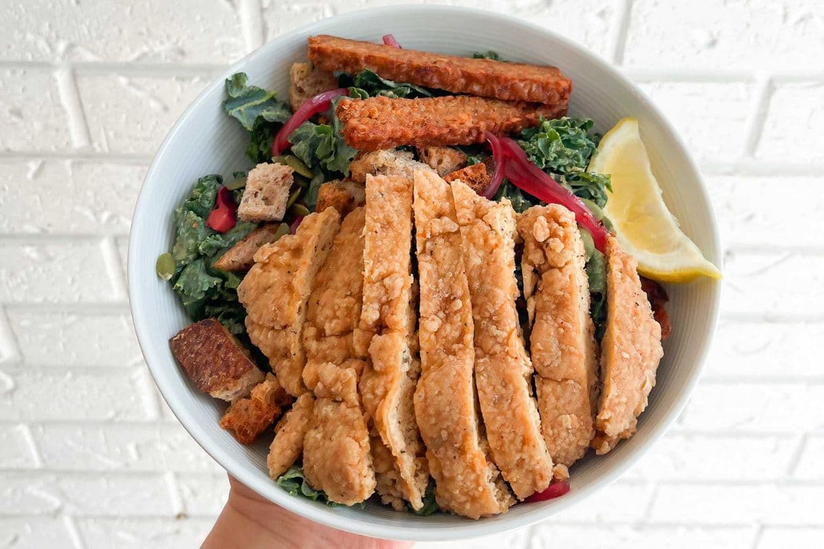 'Chick'n Caezar' Salad