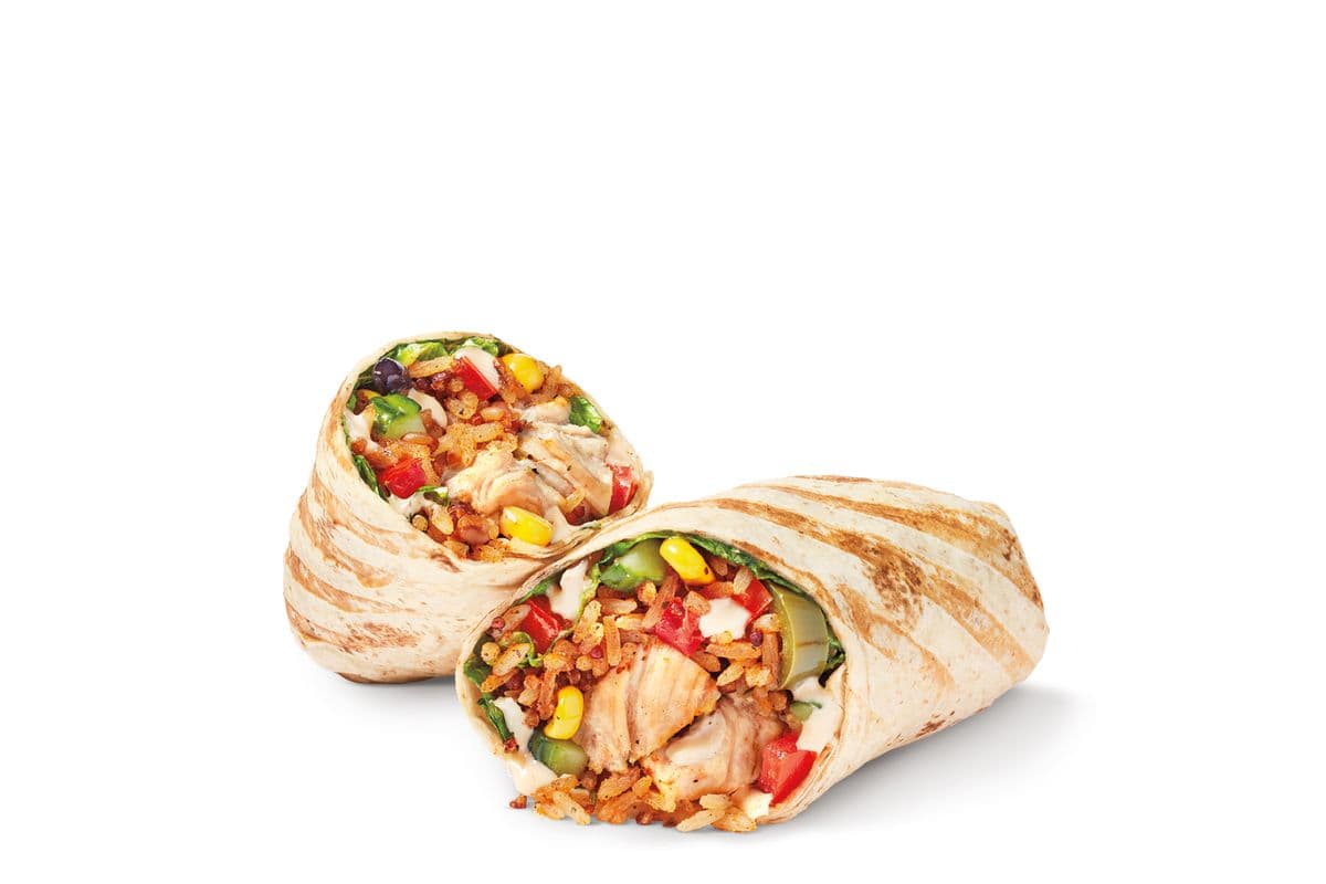 Wrap-délice poulet habanero avec fromage - cuit lentement