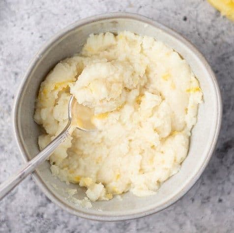 Purée de pomme de terre à l'ail "Yukon Gold" / "Yukon Gold" Garlic Mashed Potatoes