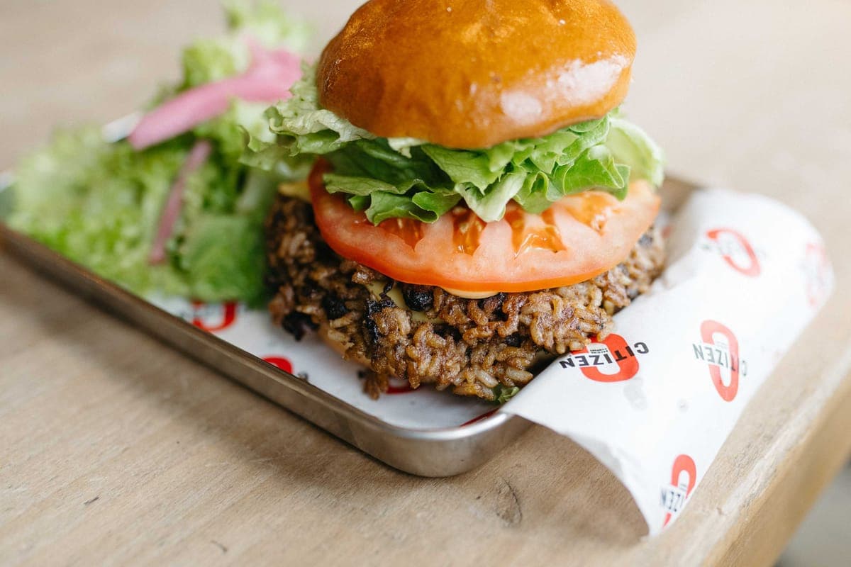 Vegetarian Smash Burger