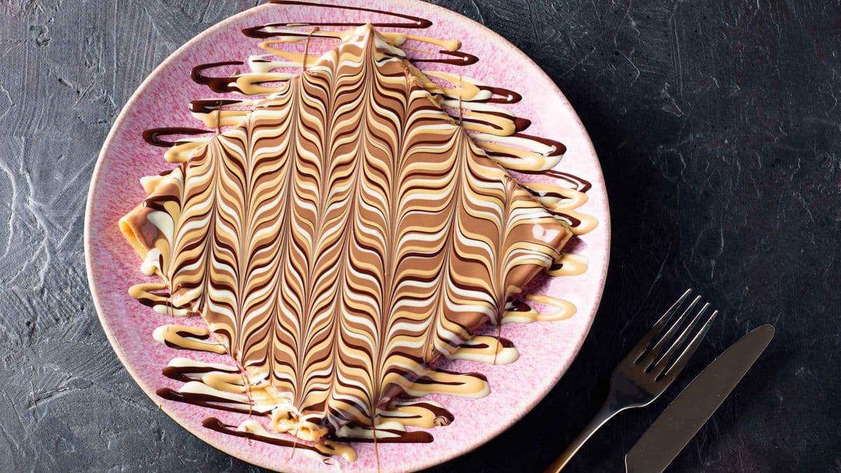 Quadruple Chocolate Crepe