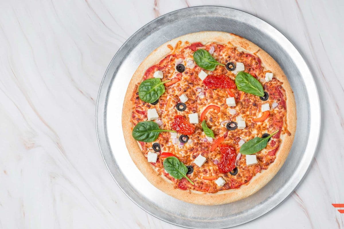 12" Medium Veggie Mediterranean Pizza
