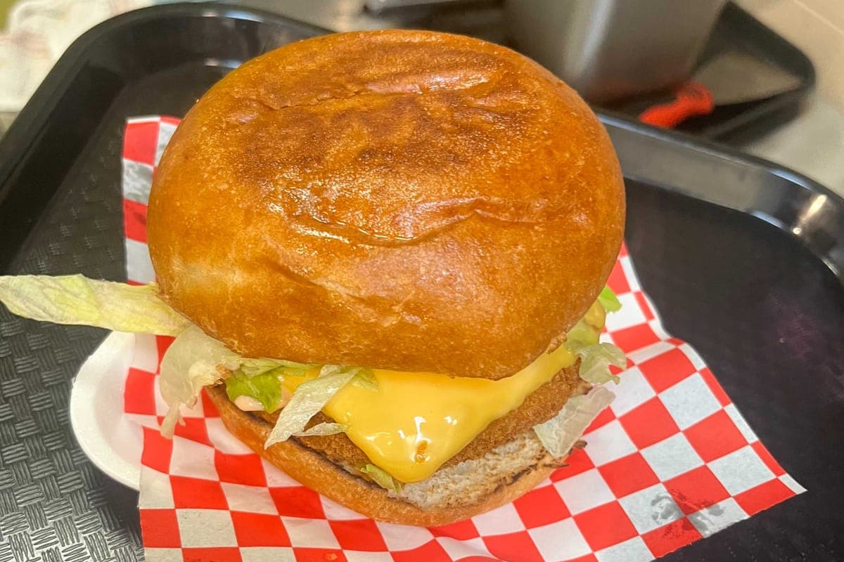 Buffalo Chicken cutlet Burger
