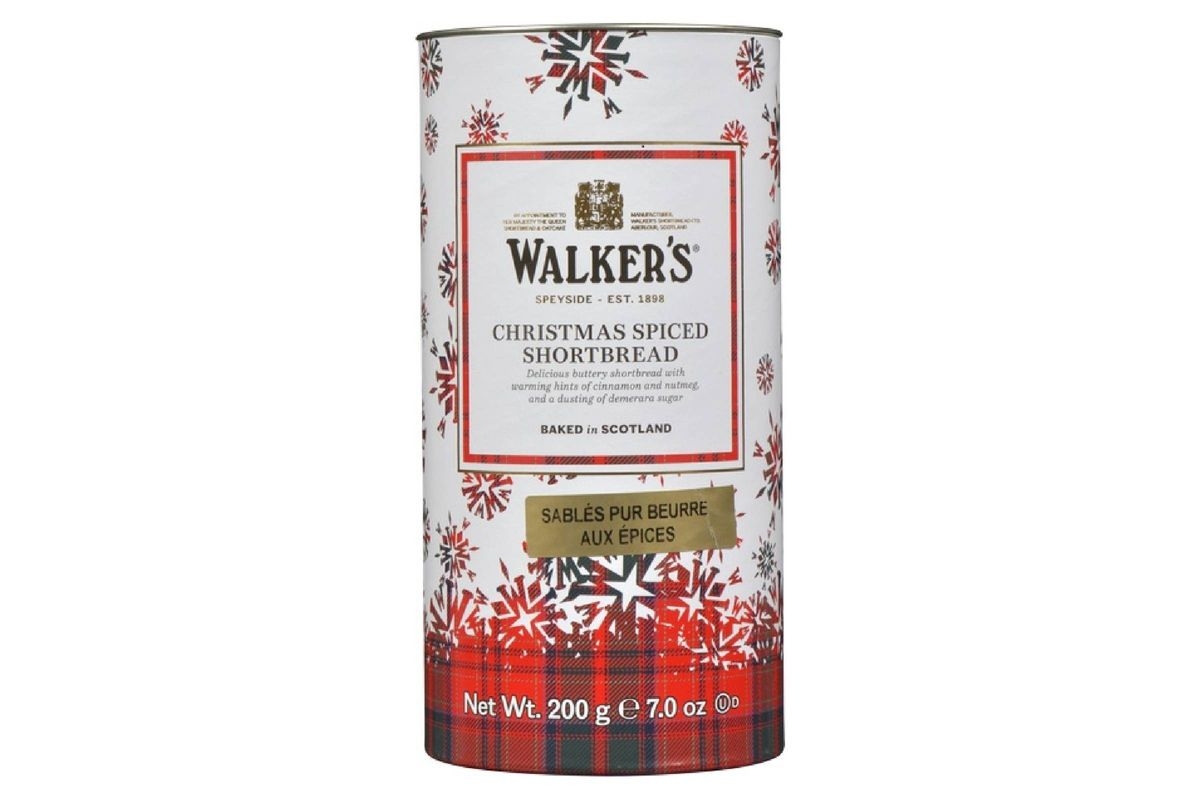 Walker's Christmas Spiced Shortbread Tube