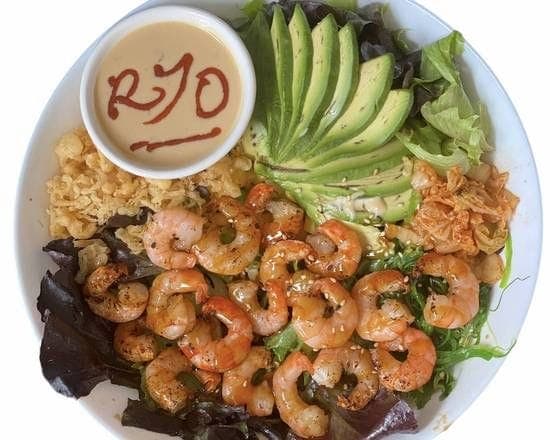 Grilled Shrimp Poke Bowl