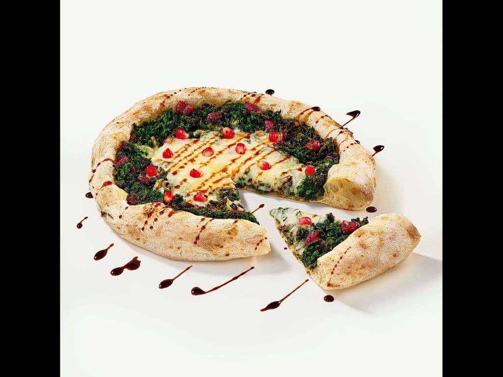 Spinach with Cheese Sour Dough