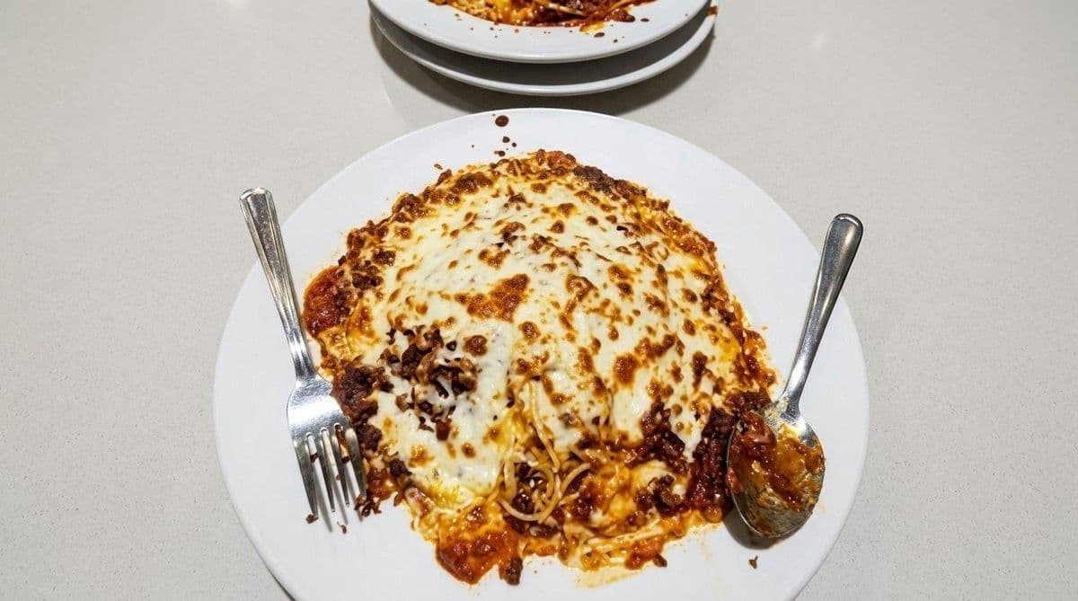 Spaghetti gratinée