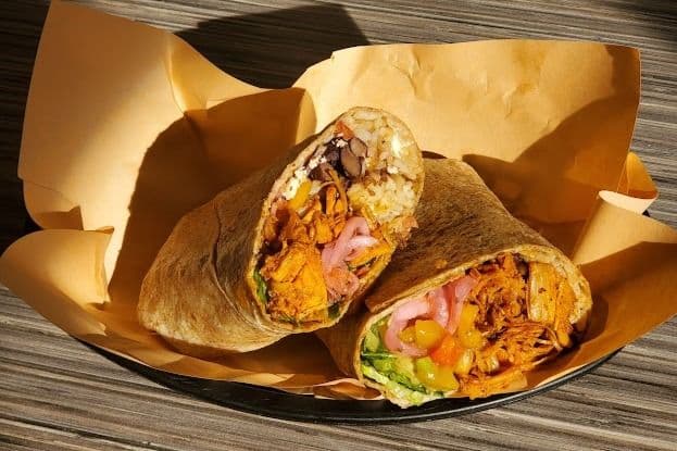 Adobo Chicken Burrito