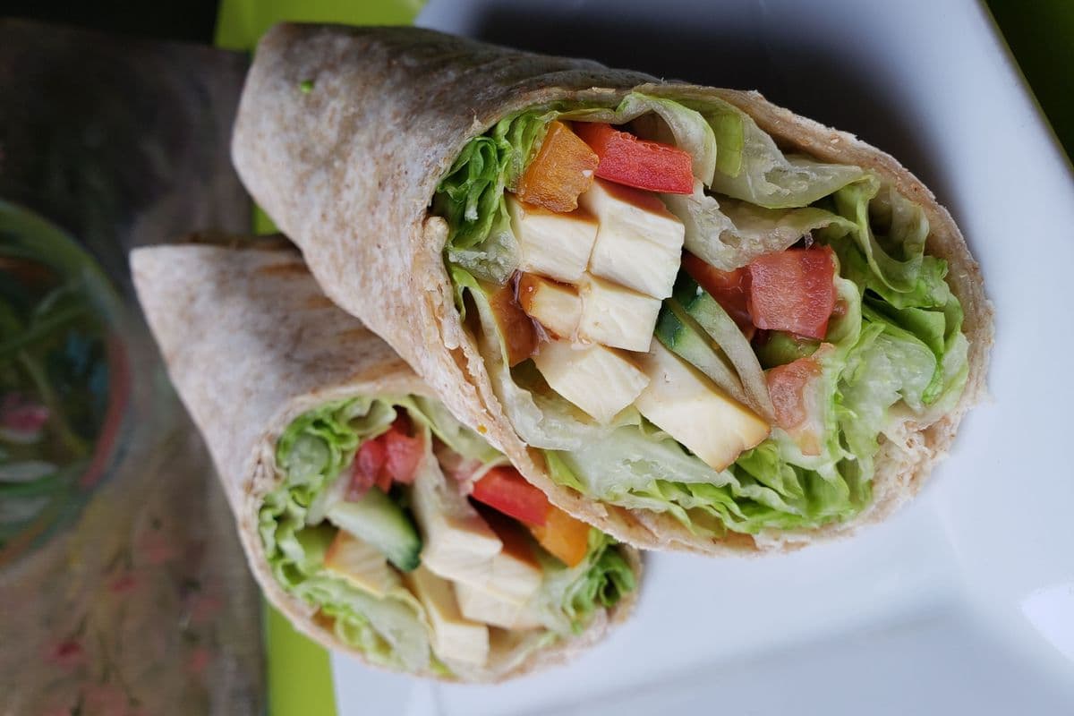 Sweet Chilli Smoked Tofu Wrap