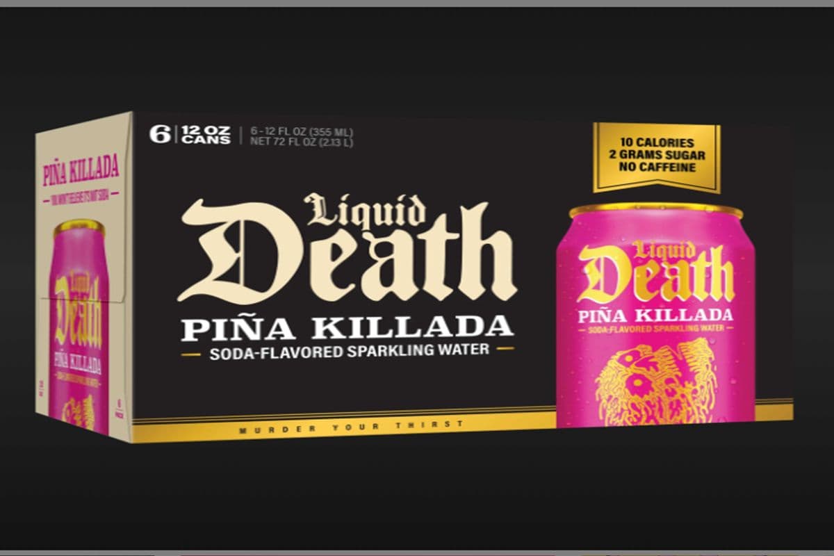 Liquid death pina killada