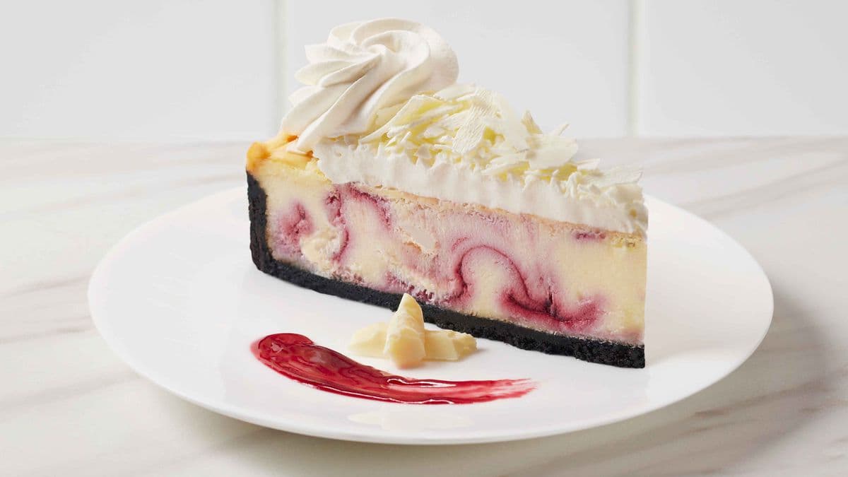 White Chocolate Raspberry Cheesecake