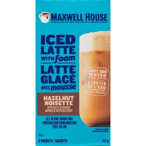 Maxwell Hazelnut Foam IcedLatte 165g