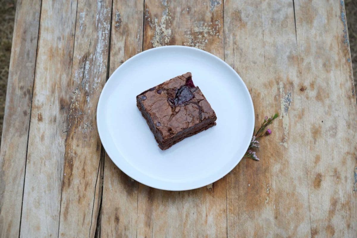 Raspberry Chocolate Brownie