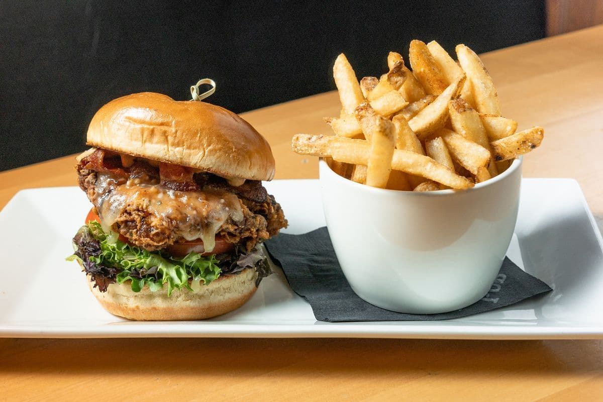 Chipotle Fried Chicken Burger