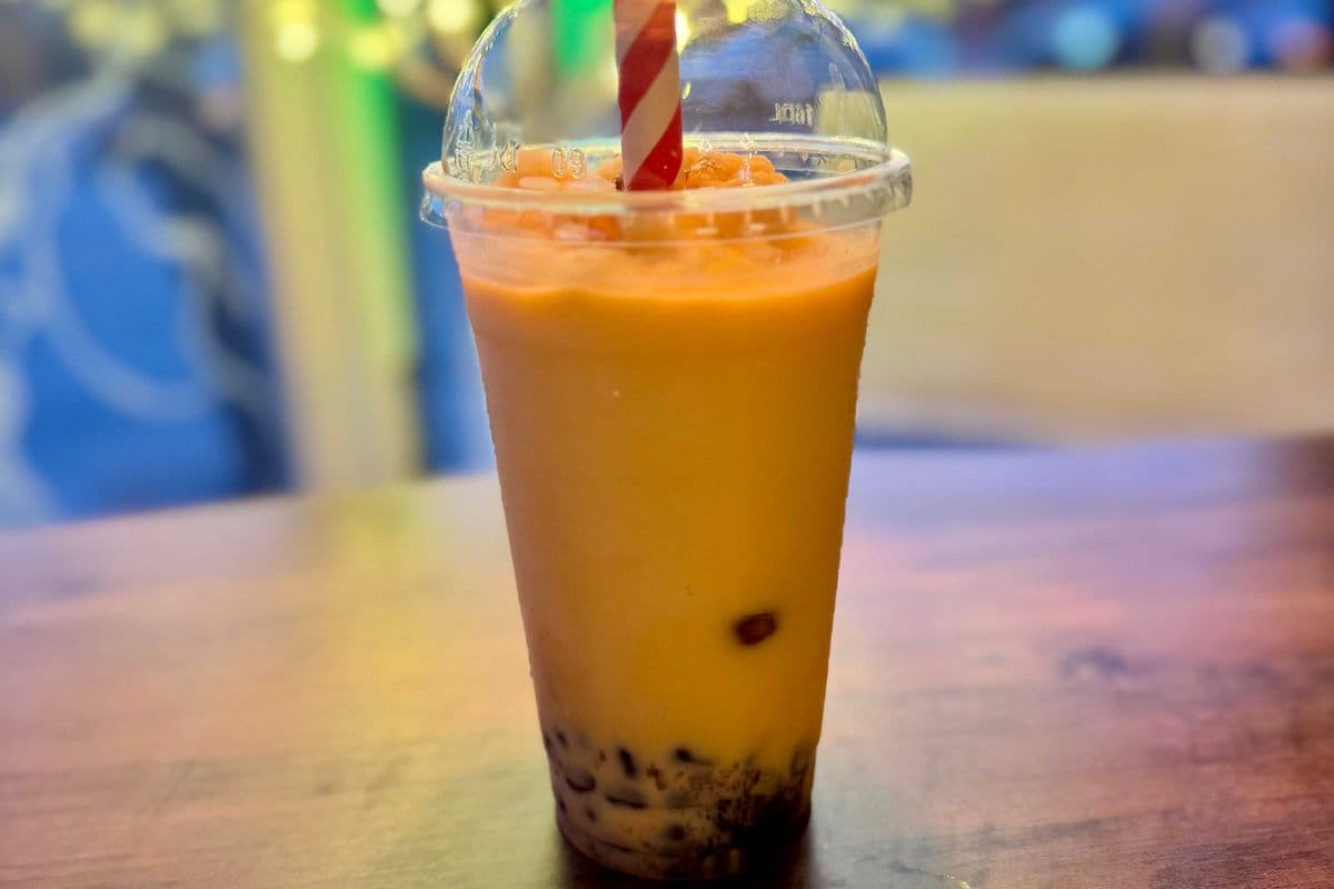 Peach Bubble Tea