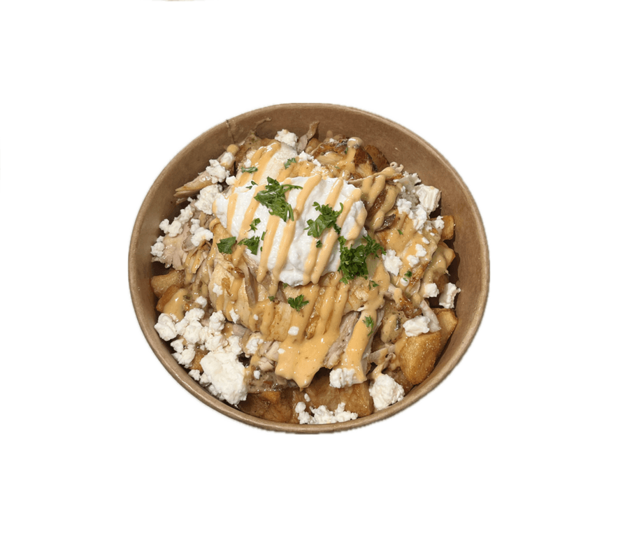 Garlic Potato Shawarma Bowl
