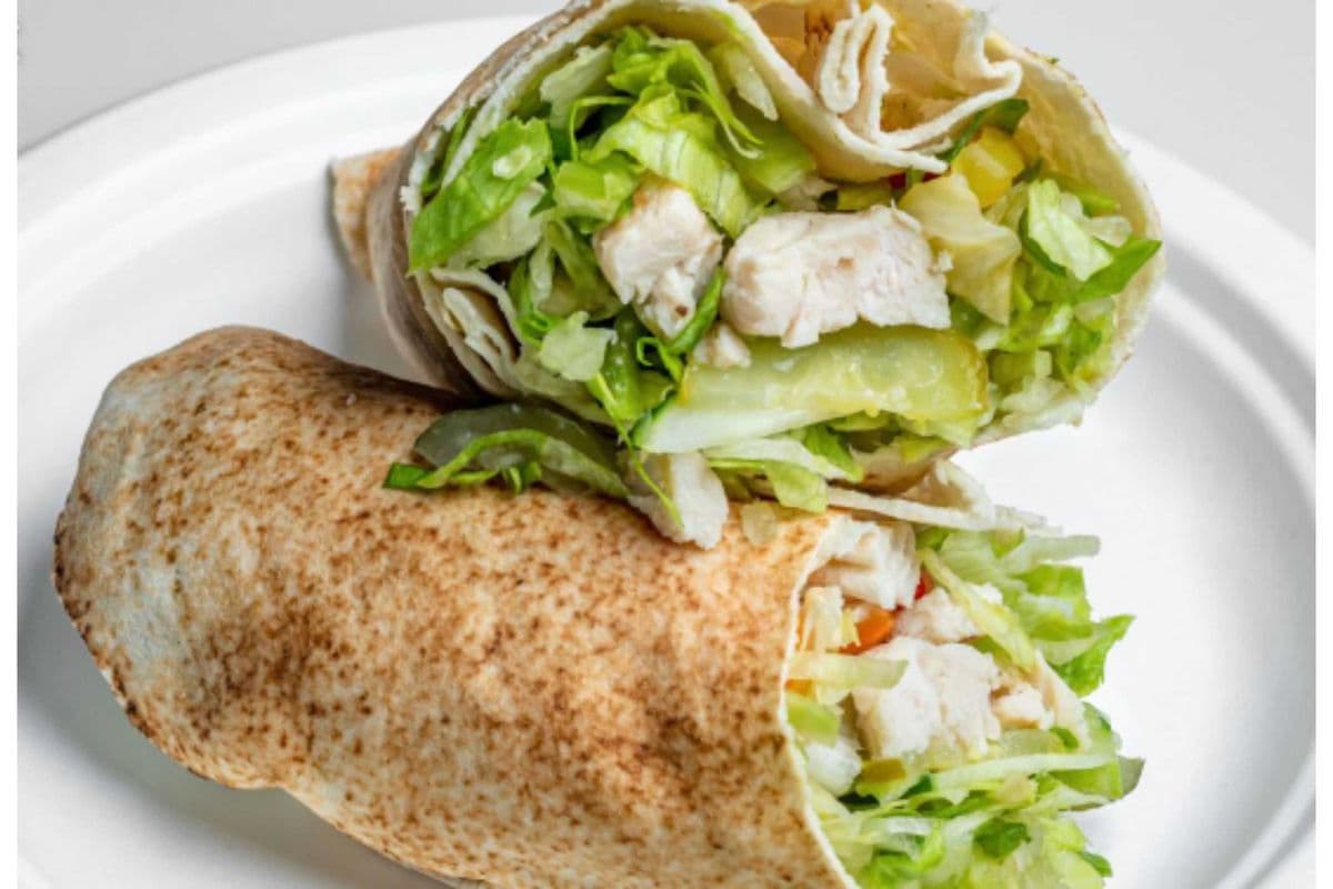 Grilled Chicken Pitta Wrap