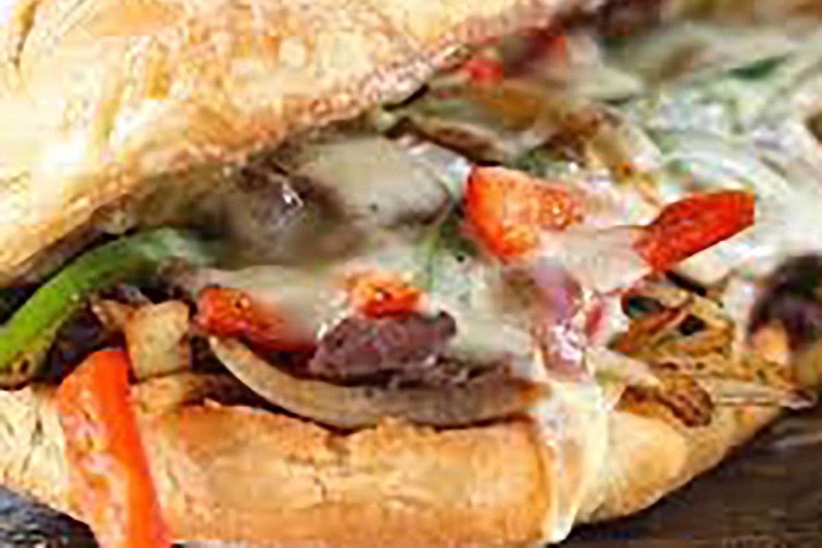 Philly Beef and Cheese Sandwich