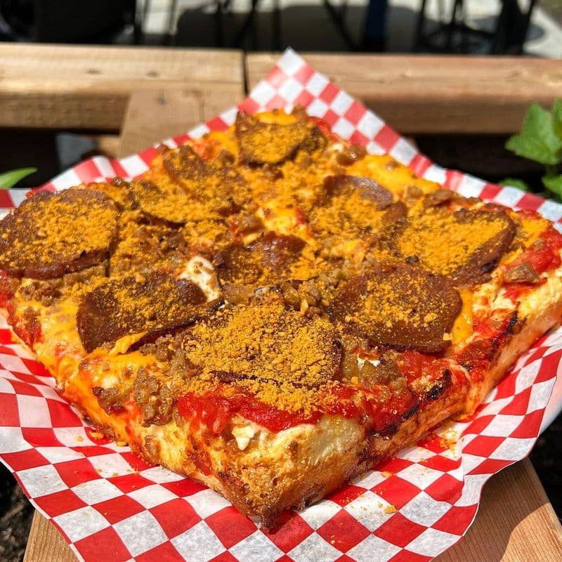 THICC Vegan Meat Lovers Pizza