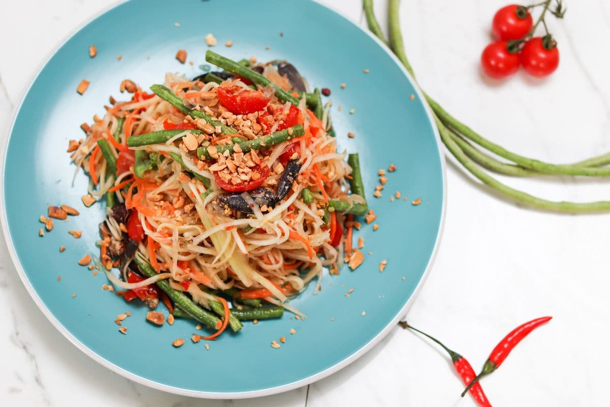 S2. Thai Spicy Papaya Salad