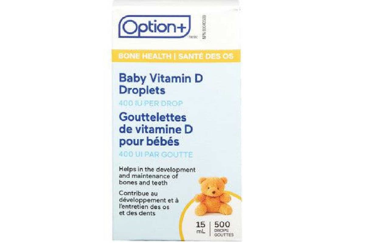 OPTION+ BABY VITAMIN D3 400IU PER DROP 15ML PACK (15 ML)