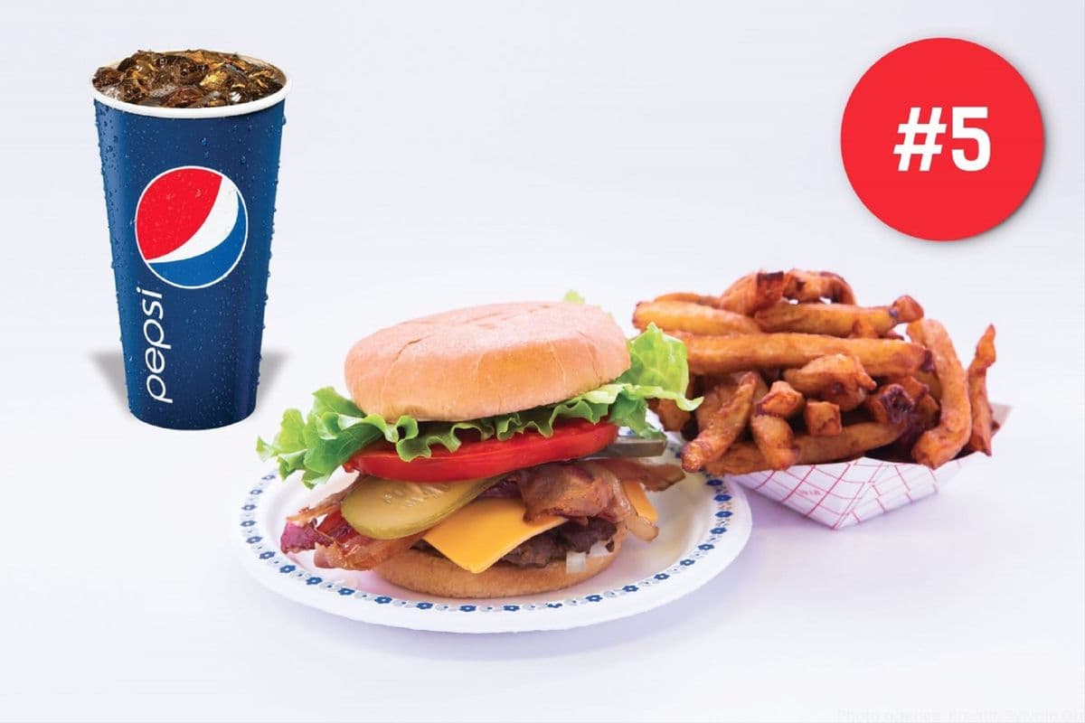 #5. Hamburger au fromage / #5. Cheeseburger